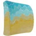 Abstract Background Beach Coast Back Support Cushion View2