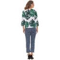 Illustrations Monstera Leafes Cut Out Wide Sleeve Top View4
