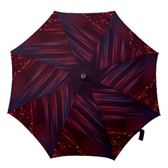 Illustrations Space Purple Hook Handle Umbrellas (large) by anzea