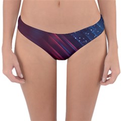 Illustrations Space Purple Reversible Hipster Bikini Bottoms by anzea