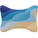 Illustrations Waves Line Rainbow Seat Head Rest Cushion View1