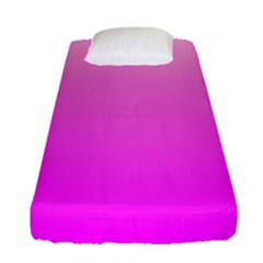 Gradient Pink - Pastel Yellow Pink Rosa Fitted Sheet (single Size) by 2607694c