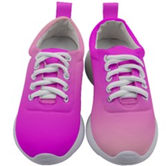 Gradient Pink - Pastel Yellow Pink Rosa Kids Athletic Shoes by 2607694c