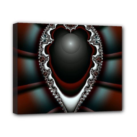Fractal Eye Canvas 10  X 8  (stretched) by dedoma