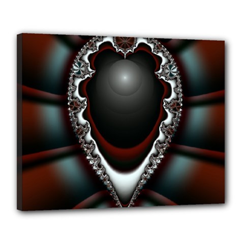 Fractal Eye Canvas 20  X 16  (stretched) by dedoma