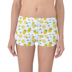 Illustrations Lemon Citrus Fruit Yellow Boyleg Bikini Bottoms by anzea