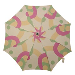 Line Pattern Dot Hook Handle Umbrellas (small) by anzea