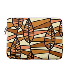 Autumn Leaf Mosaic Seamless 13  Vertical Laptop Sleeve Case With Pocket by Hannah976