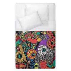 Cute Cartoon Doodle Duvet Cover (single Size) by Bedest