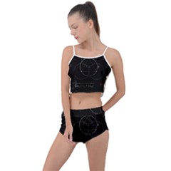 Math Board Circuit Circuits Computer Shield Tech Technology Summer Cropped Co-ord Set by Loisa77
