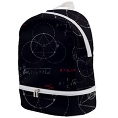 Math Board Circuit Circuits Computer Shield Tech Technology Zip Bottom Backpack by Loisa77