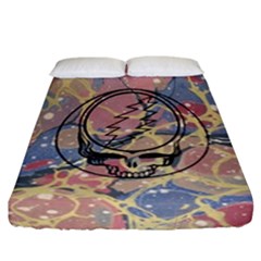 Grateful Dead Artsy Fitted Sheet (california King Size) by Bedest