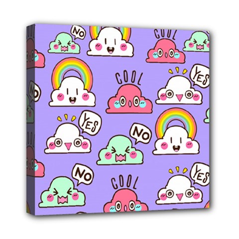 Cloud Seamless Pattern Mini Canvas 8  X 8  (stretched) by Apen