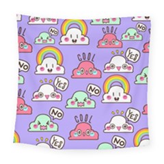 Cloud Seamless Pattern Square Tapestry (large) by Apen
