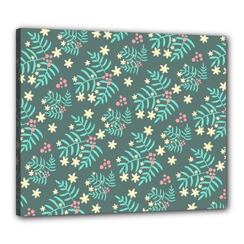 Illustration Pattern Seamless Canvas 24  X 20  (stretched) by Loisa77