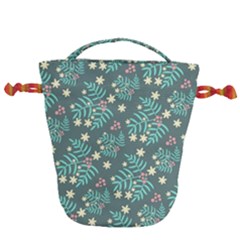 Illustration Pattern Seamless Drawstring Bucket Bag by Loisa77