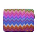 Pattern Chevron Zigzag Background 14  Vertical Laptop Sleeve Case With Pocket View2
