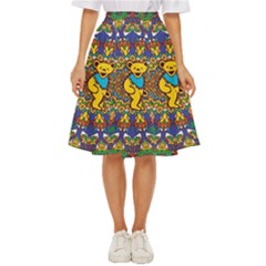 Dead Dancing Bears Grateful Dead Pattern Classic Short Skirt by Grandong