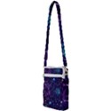 Realistic Night Sky Poster With Constellations Multi Function Travel Bag View2