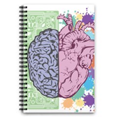 Brain Heart Balance Emotion 5 5  X 8 5  Notebook by Maspions