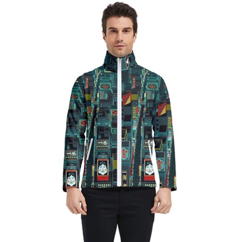 Art Cityscape Japanese Men s Bomber Jacket by Perong