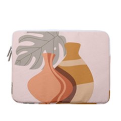 Vases Art Plant Boho Bohemian 13  Vertical Laptop Sleeve Case With Pocket by Perong