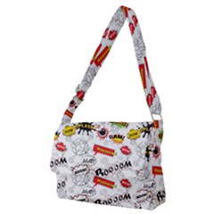 Pattern Seamless Texture Cartoon Full Print Messenger Bag (m) by Perong