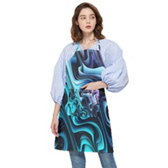 Nature Water Wave Architecture Pocket Apron by Salmanaz77