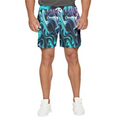 Nature Water Wave Architecture Men s Runner Shorts by Salmanaz77