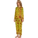 Oil Drop Water Oil Abstract Oily Womens  Long Sleeve Lightweight Pajamas Set View2