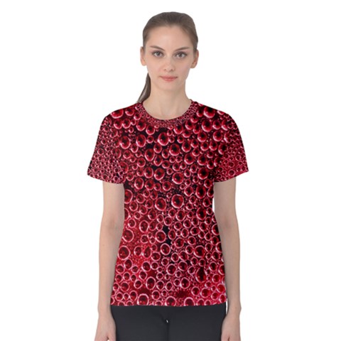 Drops Water Drops Trypophobia Women s Cotton T-shirt by Salmanaz77