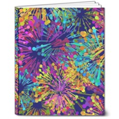 Illustration Graphics Art 8  X 10  Hardcover Notebook by anzea