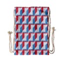 Fabric Geometric Pattern Background Drawstring Bag (Small) View2