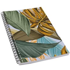 Monstera Palm Leaves Plants 5 5  X 8 5  Notebook by Paksenen