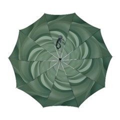 Silky Sage Abstract Elegant Print Design Automatic Folding Umbrella With Case (large) by dflcprintsclothing