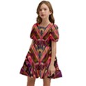Trippy Garland Kids  Short Sleeve Dolly Dress View2