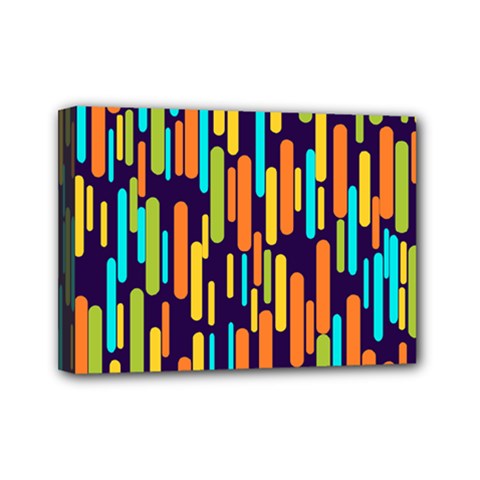 Illustration Abstract Line Mini Canvas 7  X 5  (stretched) by anzea