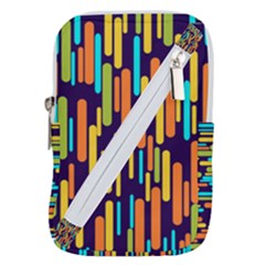 Illustration Abstract Line Belt Pouch Bag (small) by anzea