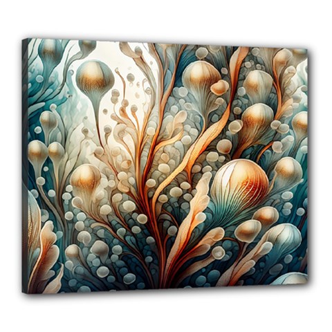 Undersea Dreams Saltwater Ocean Canvas 24  X 20  (stretched) by Apenda