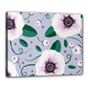 Flowers Petals Blossom Flora Canvas 20  x 16  (Stretched) View1