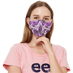 Butterflies Butterfly Insect Animal Nature Fitted Cloth Face Mask (adult) by Maspions