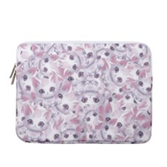 Sweet Kawaii Kitty Pattern (ai) Bk 13  Vertical Laptop Sleeve Case With Pocket by dflcprintsclothing