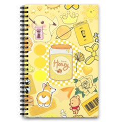Marillo Pastel Zkt, Aesthetic, Stickers, Yellow 5 5  X 8 5  Notebook by kyorashop23
