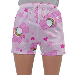 Cheer Bear Pink, Care, Care Bears, Cartoon Sleepwear Shorts by kyorashop23
