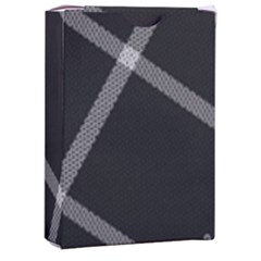 Stripes, Zigzag, Surface, Pattern, Playing Cards Single Design (rectangle) With Custom Box by kyorashop23