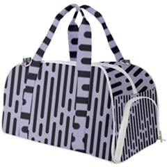 Texture, Stripes, Pattern Burner Gym Duffle Bag by kyorashop23