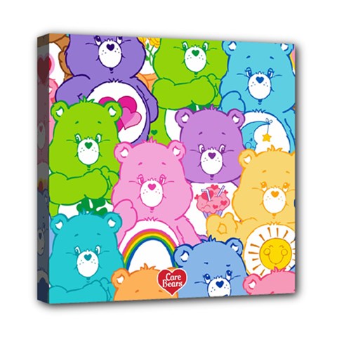 The Care Bears, Care Bears, Cartoon Mini Canvas 8  X 8  (stretched) by kyorashop23