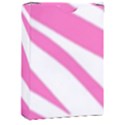 White Pink Stripes, Pattern Playing Cards Single Design (Rectangle) with Custom Box View1