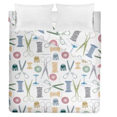 Pattern Seamless Texture Sewing Duvet Cover Double Side (queen Size) by Salmanaz77