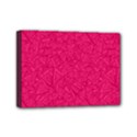 Pink Abstract Crimson Triangle Mini Canvas 7  x 5  (Stretched) View1